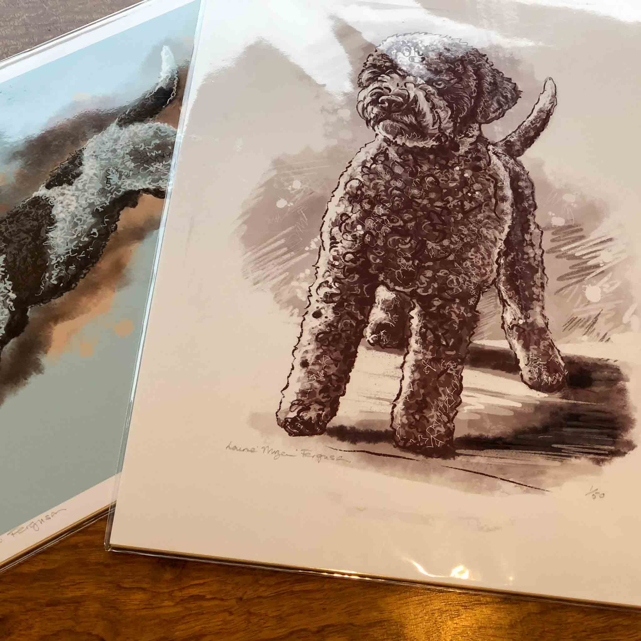 Lagotto are Natural Hunters - Limited Edition Print